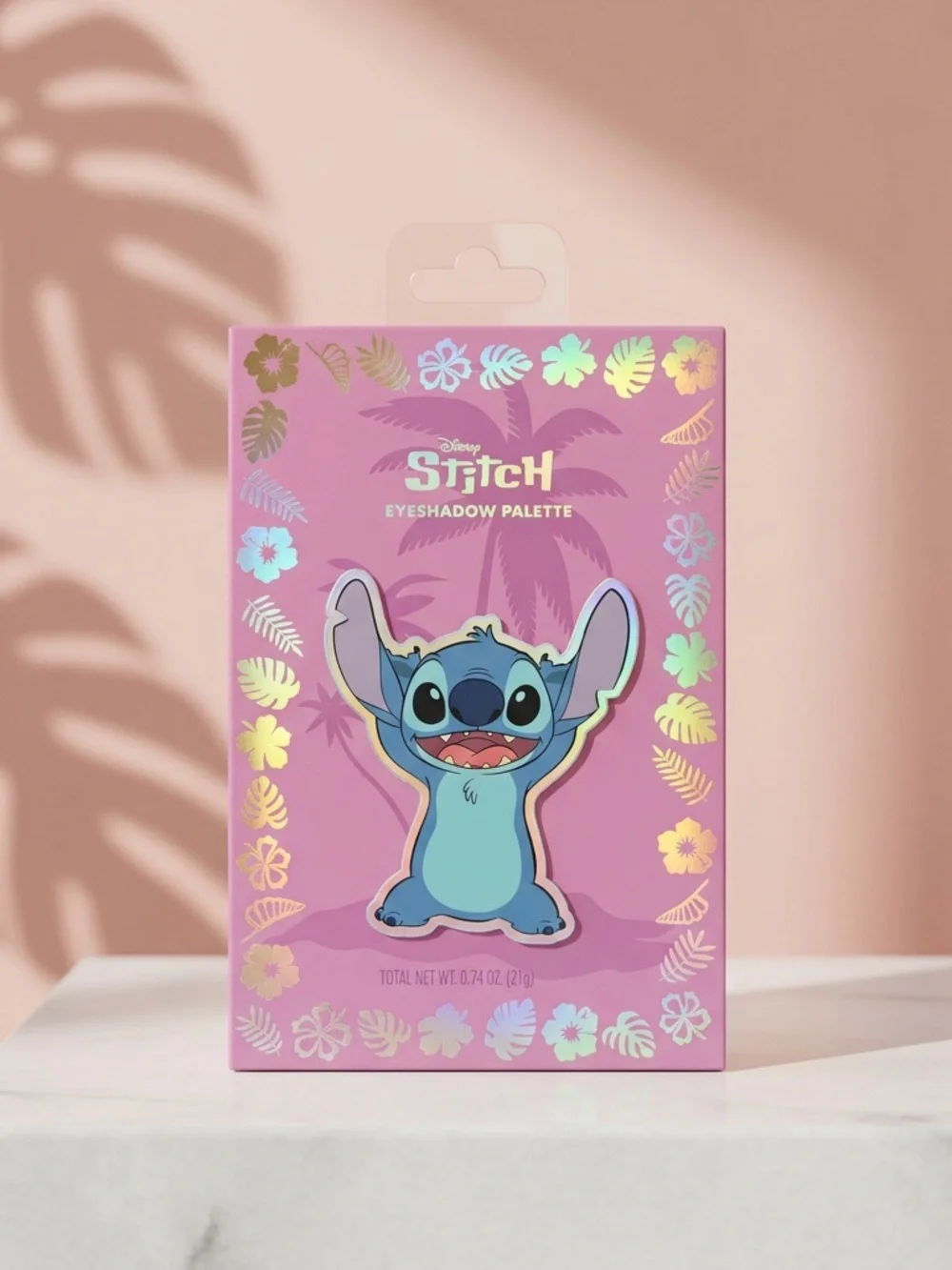 Disney Stitch Eyeshadow Palette Pink Blue Tropical Collection New